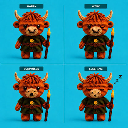 MILO The Forest Guardian Cow Crochet Kit