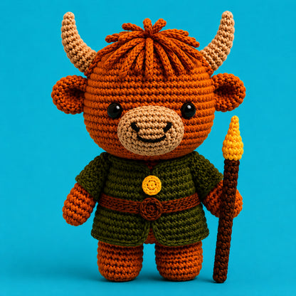 MILO The Forest Guardian Cow Crochet Kit